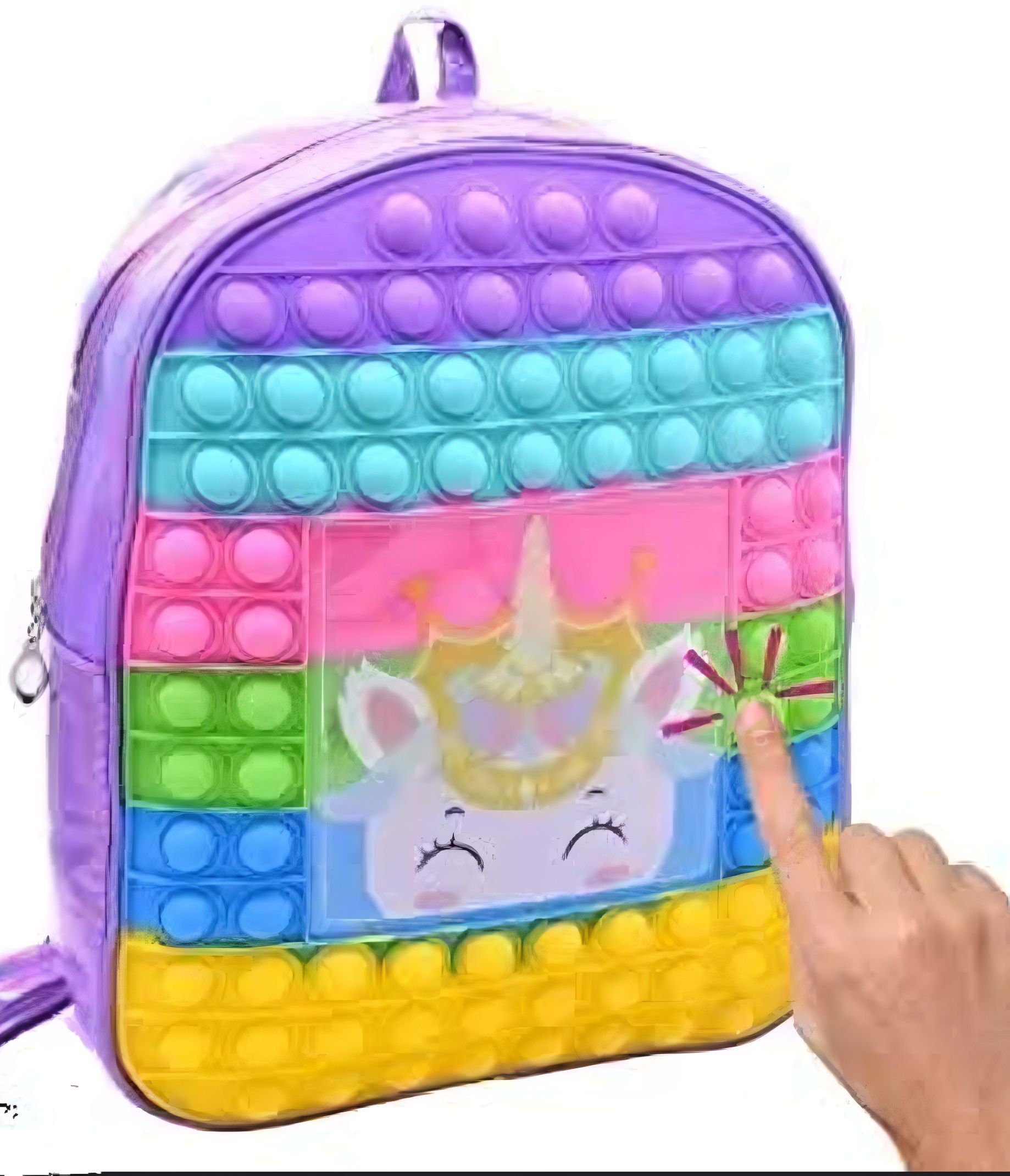 bst Small 12 L Backpack Pop It Backpack for Kids Stylish Kids popet Bag for School & Picnic-picture-26