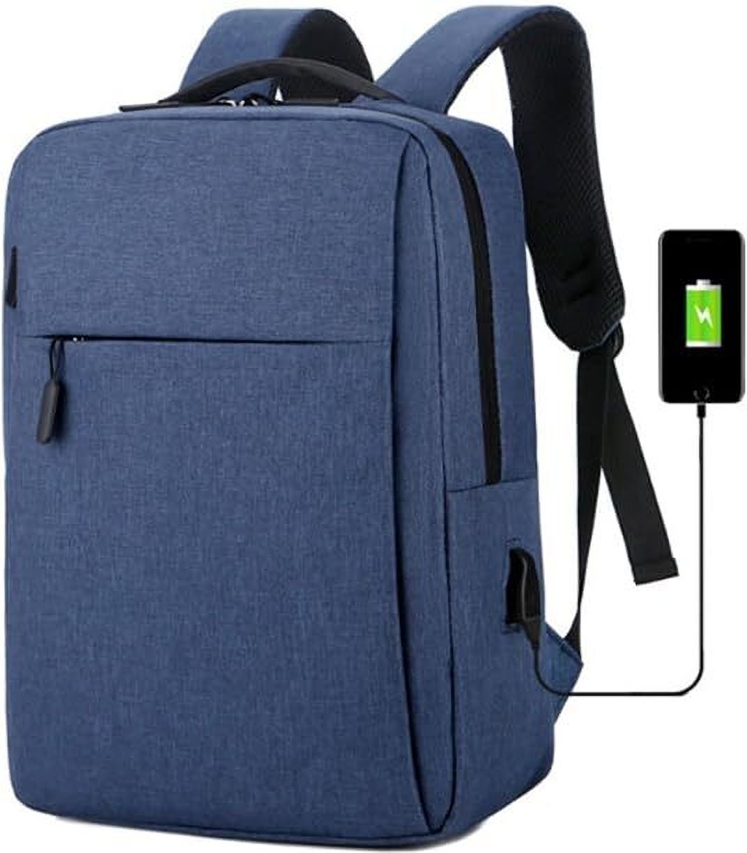 Anti-Theft Laptop Backpack with USB Charging Port, Large Capacity Travel Bag Waterproof Backpack-image-44