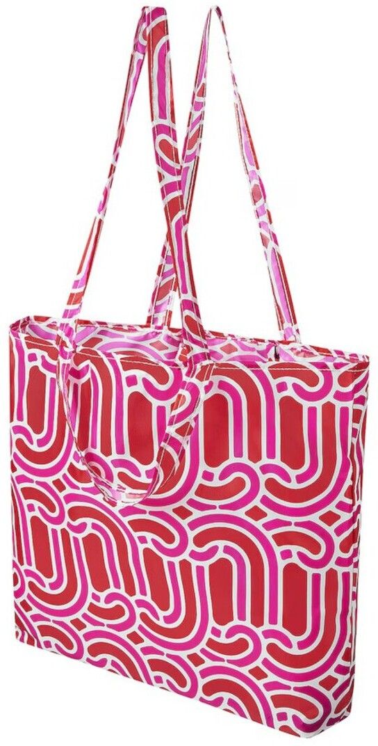 ikea SÖTRÖNN Carrier bag, pink/red, 45x36 cm Grocery Bag-picture-15