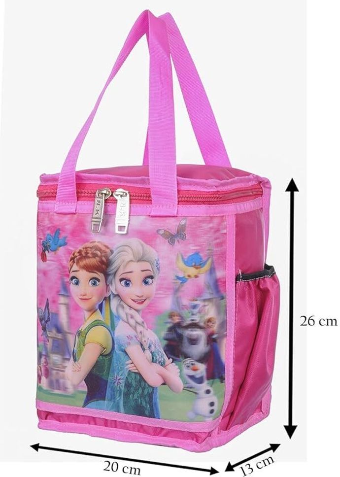 Waterproof 3D Printed School Lunch/Tiffin Bag (Pink) Waterproof Lunch Bag Waterproof Lunch Bag-image-46