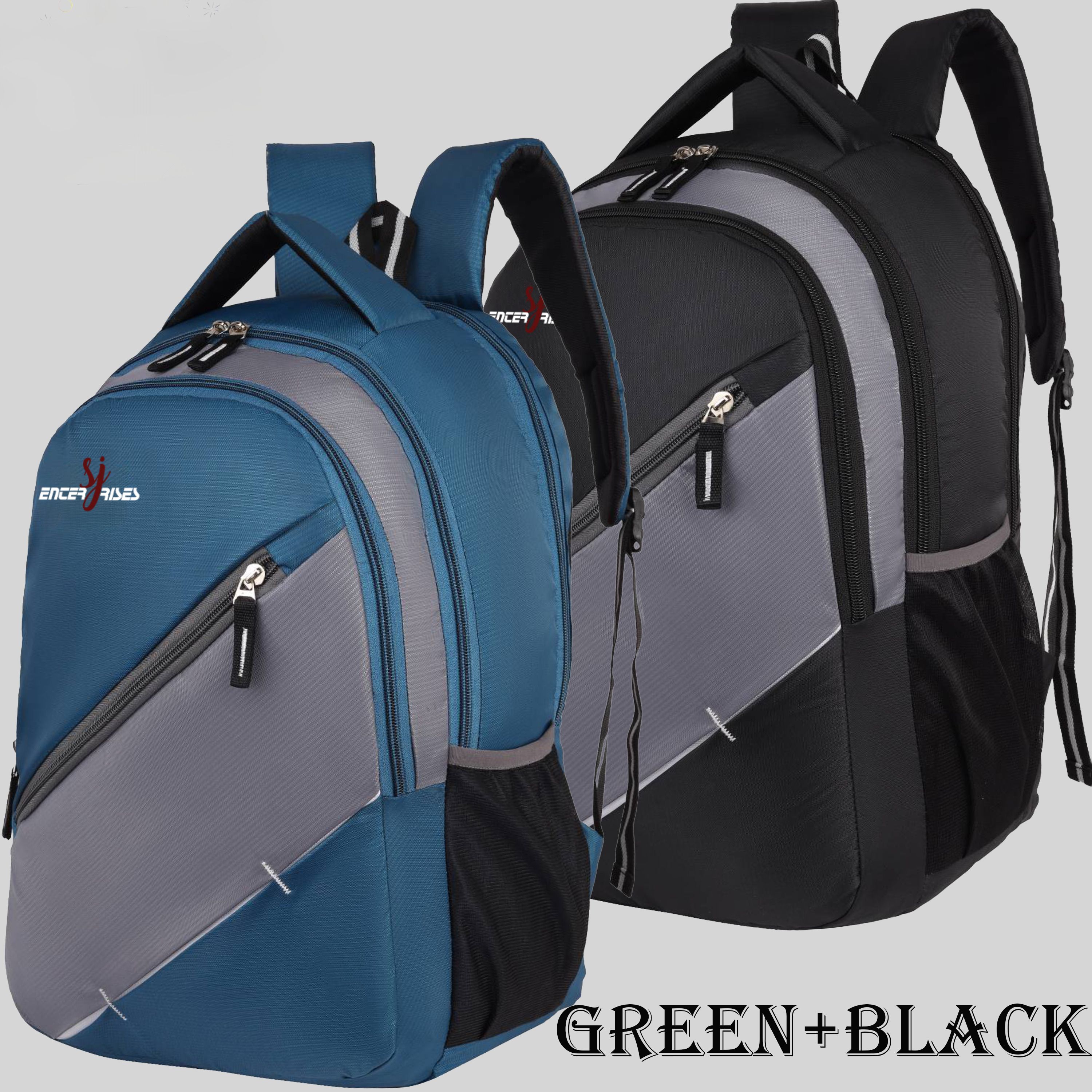 combo 2set Bag backpack/ office/Laptop Backpack For Girls & Boys School Bag Waterproof School Bag-image-1