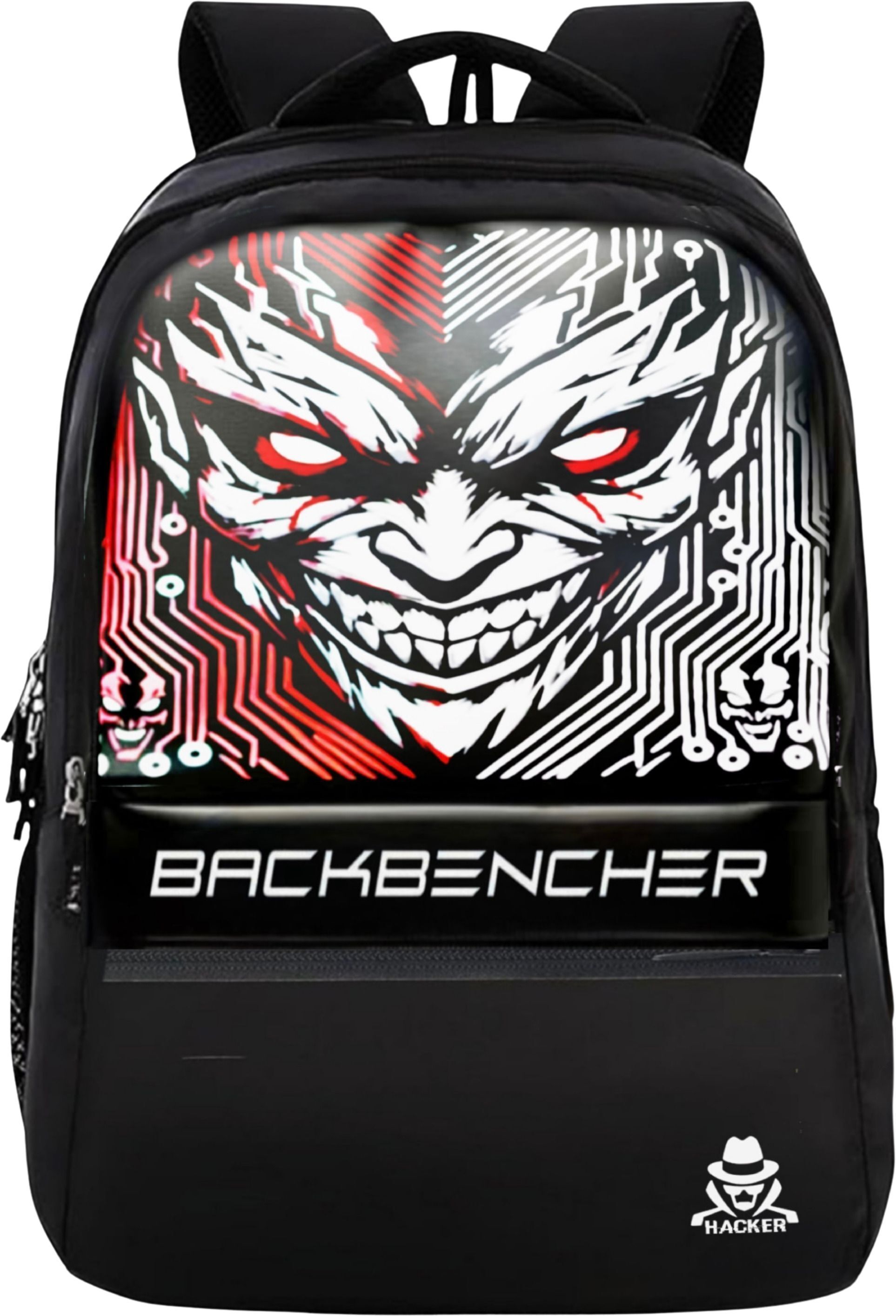 NEW_FK_GF_PU_laptop_Bag_Monster Waterproof School Bag-image-3