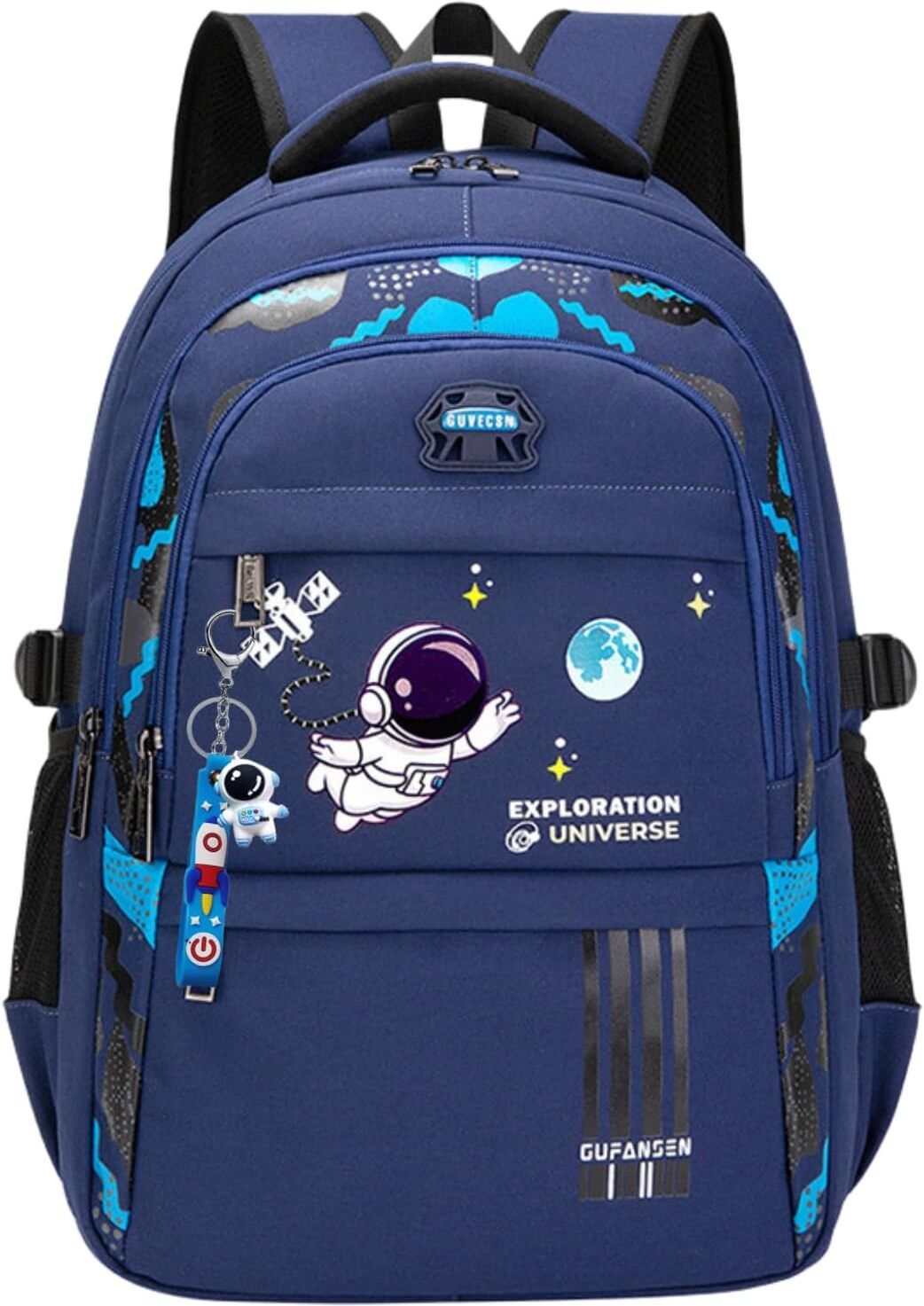 Astronaut Unisex Stylish &Trendy Water Resistant printed Bag Waterproof School Bag-image-34