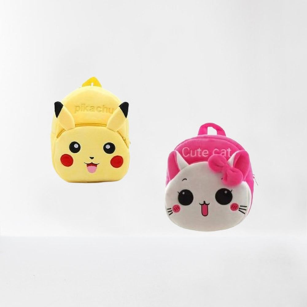 71B Kids School Lunch Bag Cute cat & Pikachu Combo Lunch Bag-image-42
