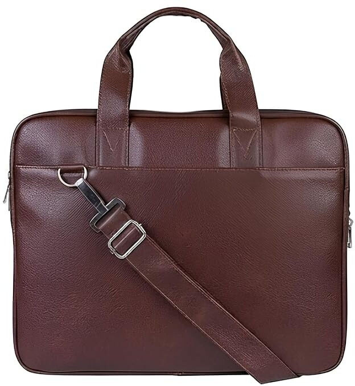 lipzie Men’s Faux Leather Laptop Messenger Bag, Stylish Office Bag Waterproof Messenger Bag-picture-7