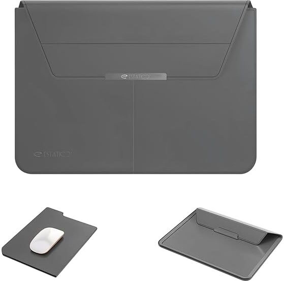 3 in 1 Premium PU Leather Laptop Sleeve, Laptop Stand and Mouse Pad Waterproof Laptop Sleeve/Cover-image-20