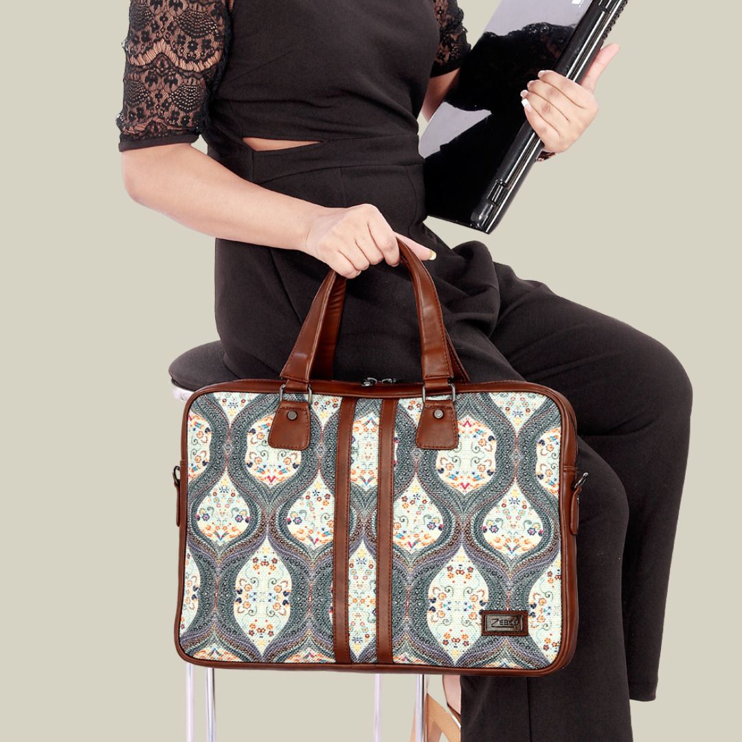 zebco bags Women's Shoulder Messenger Handbag Up to 15.6" Laptop Bag - Hunter Indigo Messenger Bag-picture-10