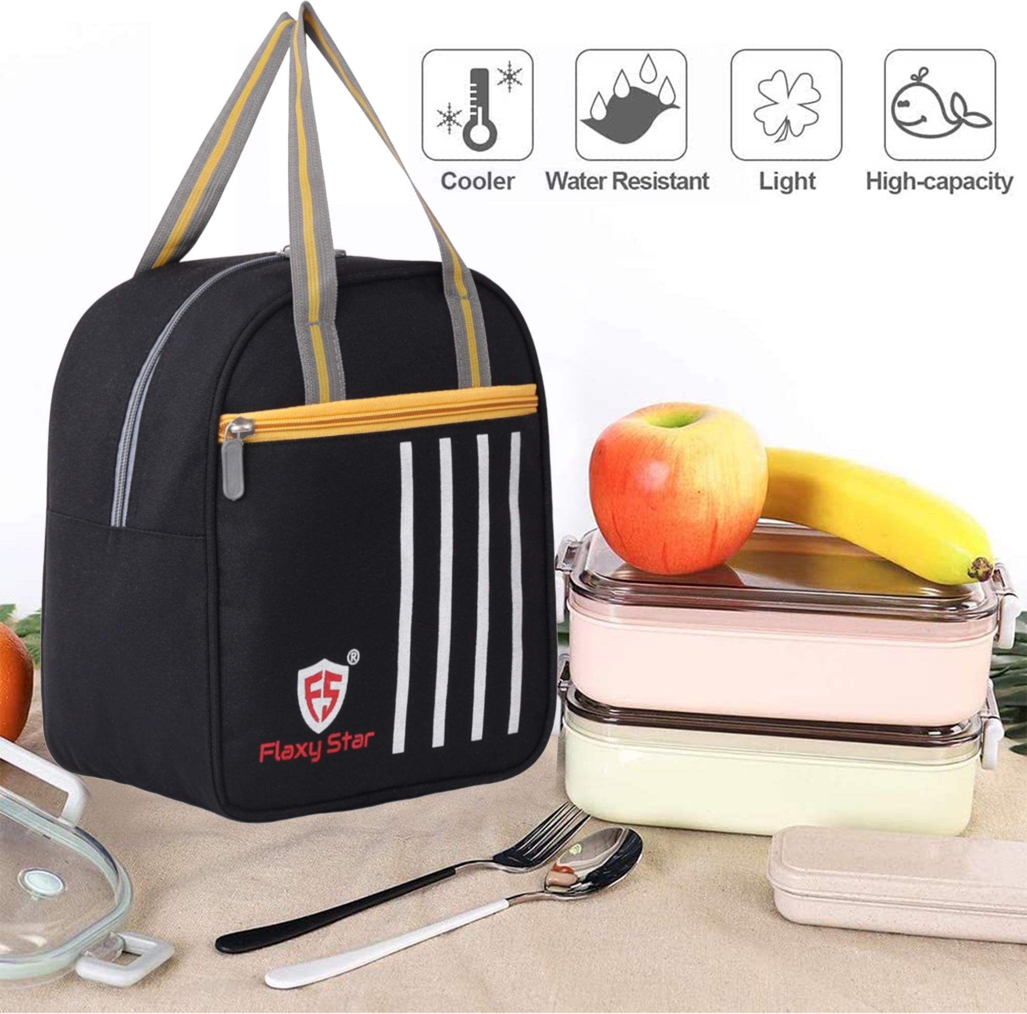 Kids New School Office Men Women Waterproof Lunch Bag-image-44