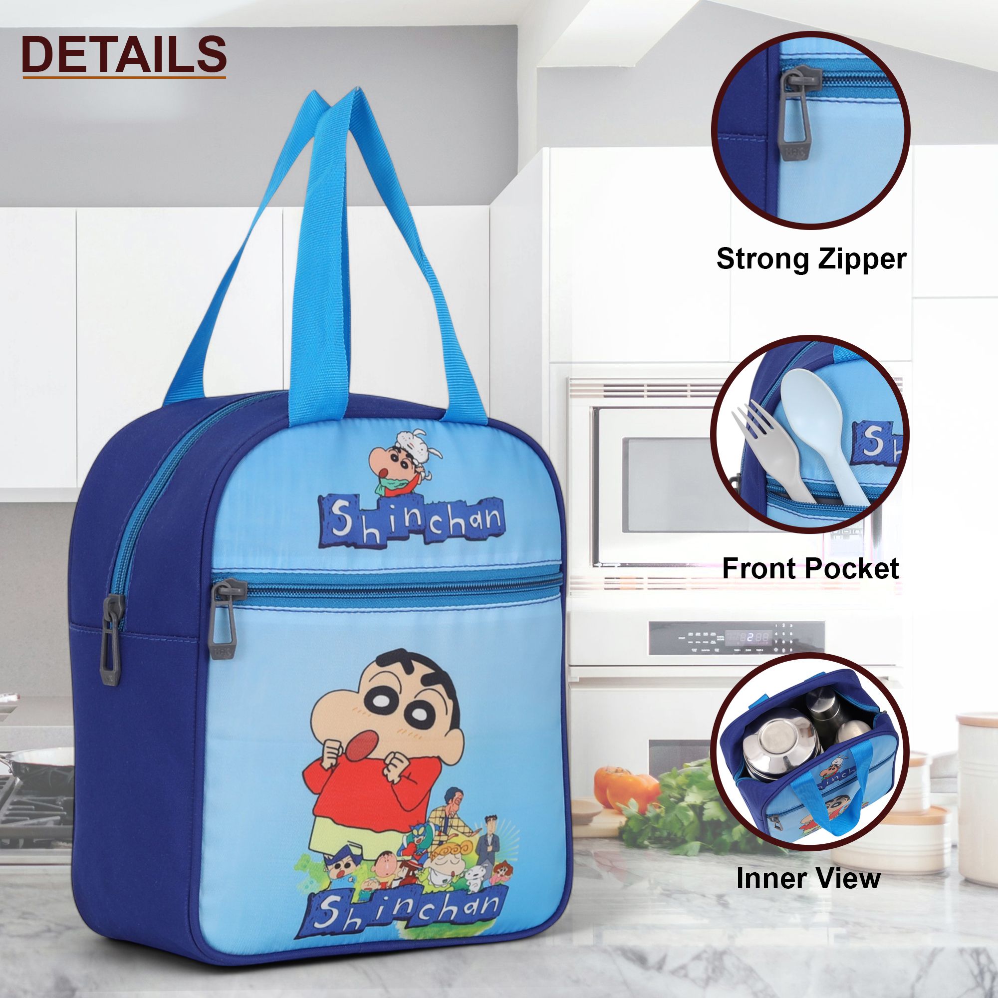 Kids Lunch Bag for Keeping Meals and Snacks Fresh and Cool. Spacious and Waterproof Lunch Bag