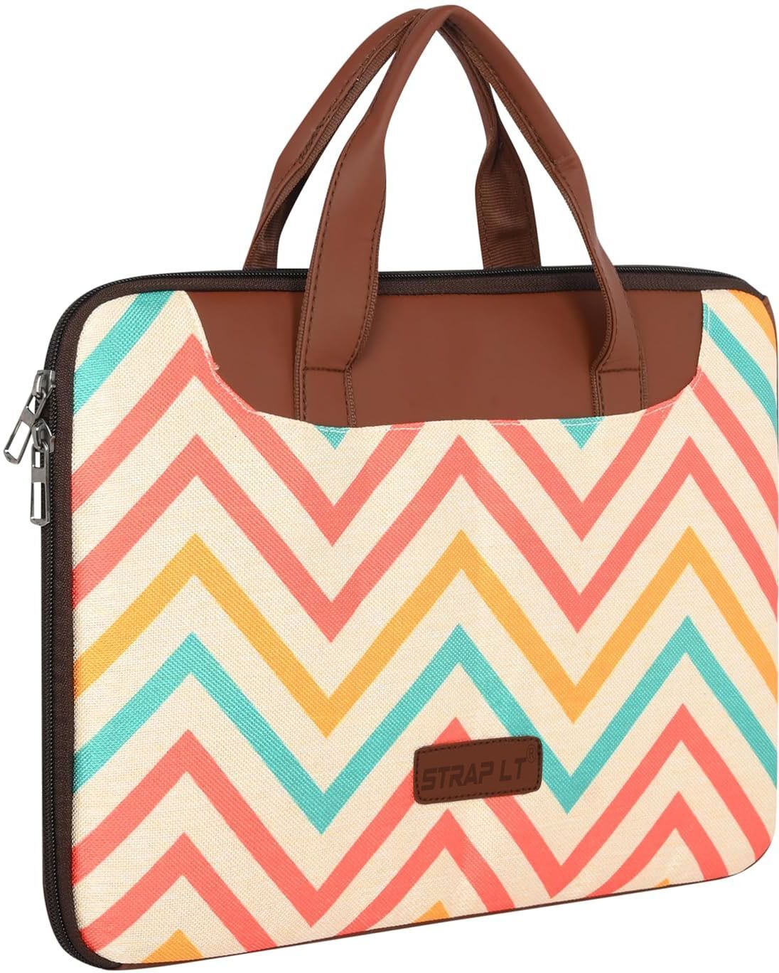 straplt Jute Handcrafted Stylish & Durable Bag For Office, College, Travel 15.6-16 inch Waterproof Laptop Sleeve/Cover-picture-28