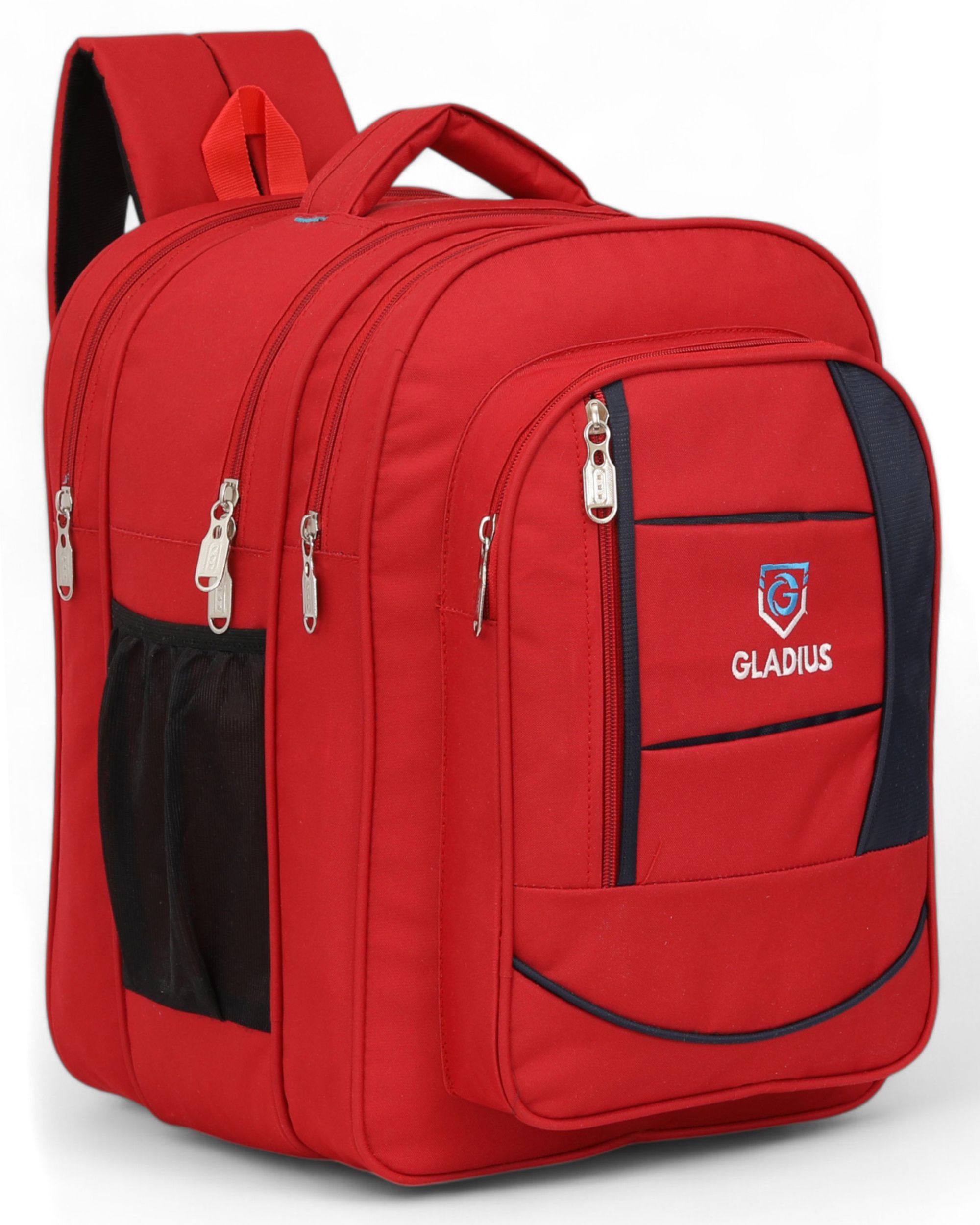 gladius Large Stylish Red School Bag for boys & girls of class 5th to 10th Waterproof School Bag-picture-16
