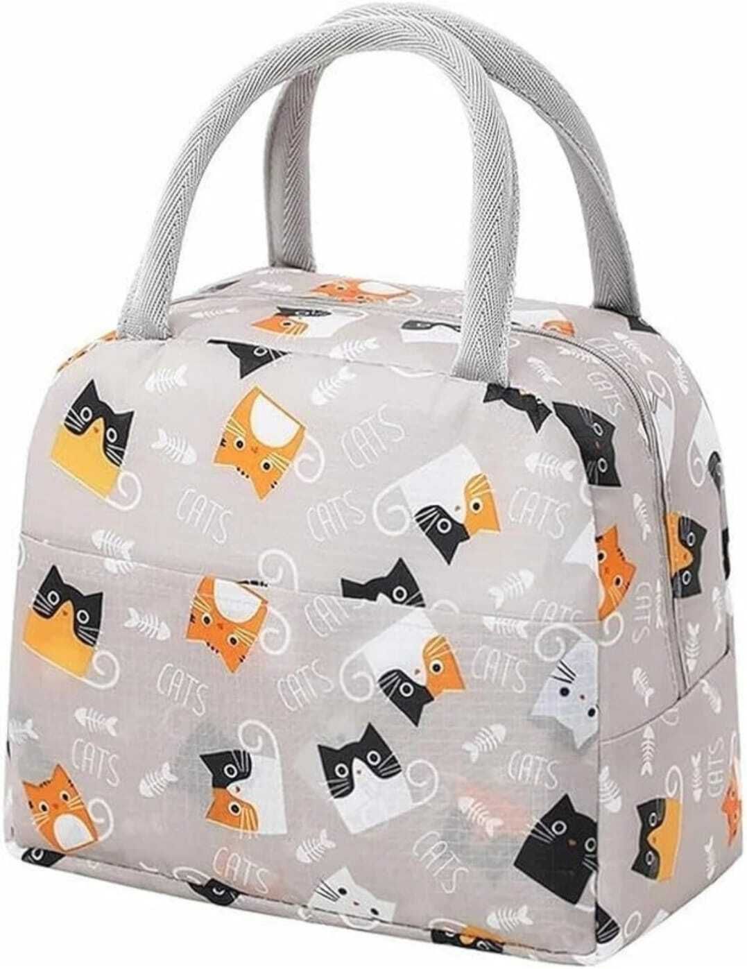 ypshoppy SuperCats designed Insulated Lunch Bags with Aluminum Lining Waterproof Lunch Bag-picture-23