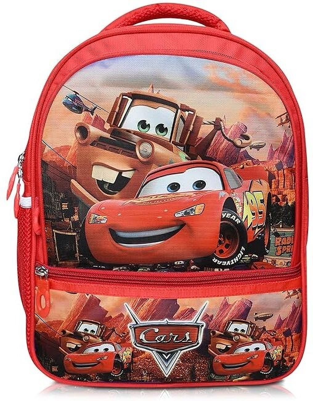 Car Kids Cartoon Printed Backpack Boys Girl For ukg Nursery 1st class 2-5 years Waterproof School Bag-image-41