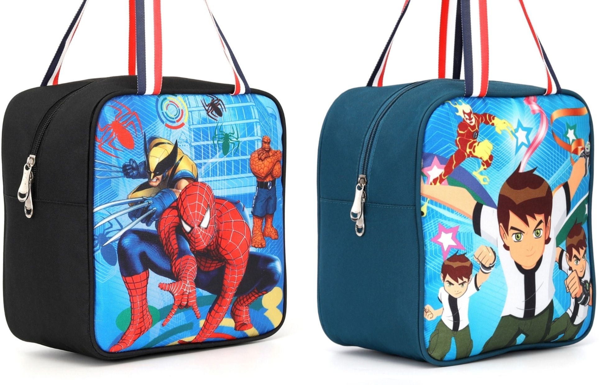 COMBOSPIDERMAN+BEN10TIFFINBAG Waterproof Lunch Bag-image-27