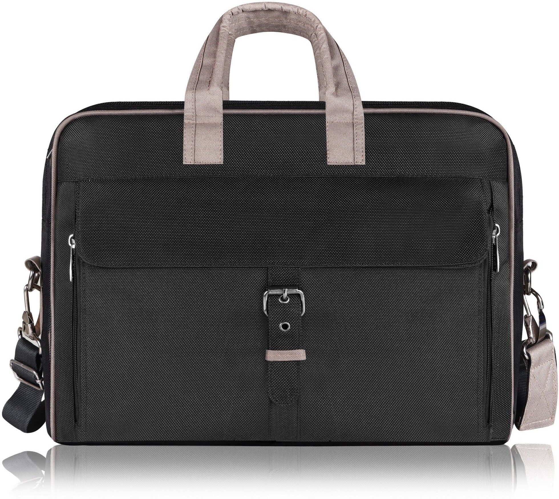 Men Black Messenger Bag-image-46