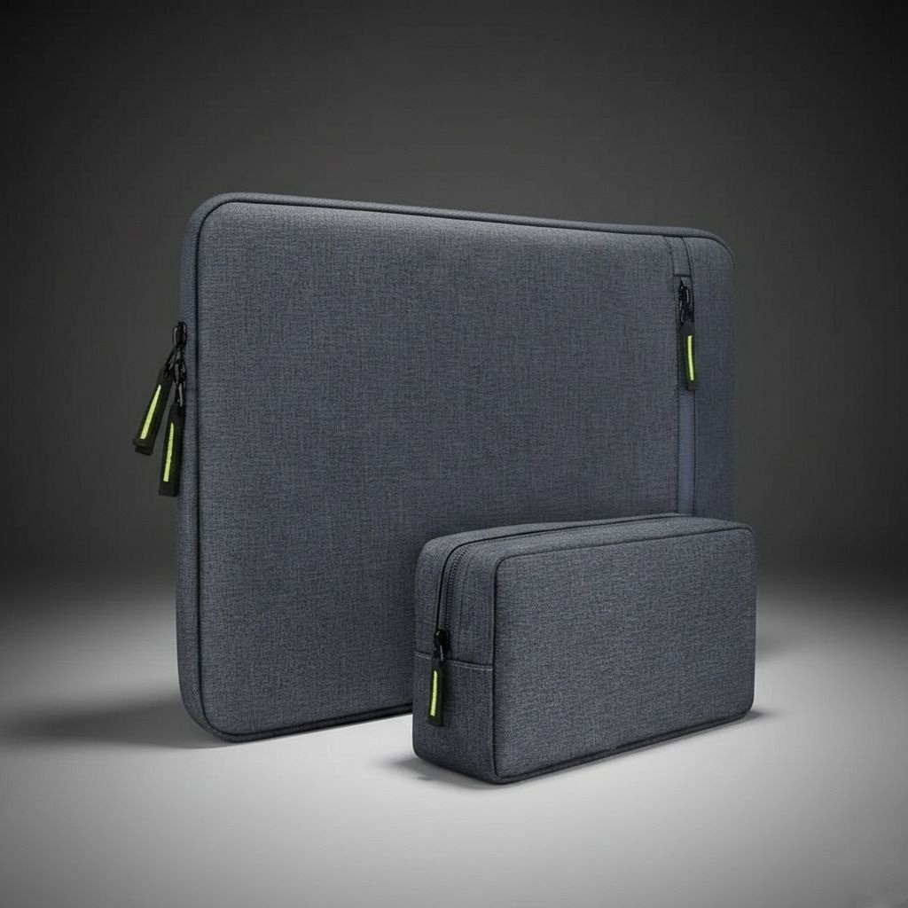 PREMIUM ANIME 15.6-Inch Laptop Sleeve Case with Charger Pouch Laptop Sleeve/Cover