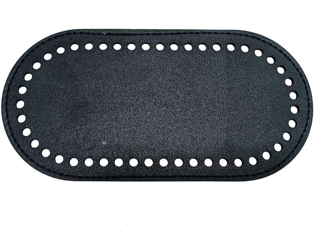 Leather Base for Handbag,Purse Made ofLeatherette with Stitched(Oval-8x4In.-2Pc) Waterproof Shoulder Bag-image-48