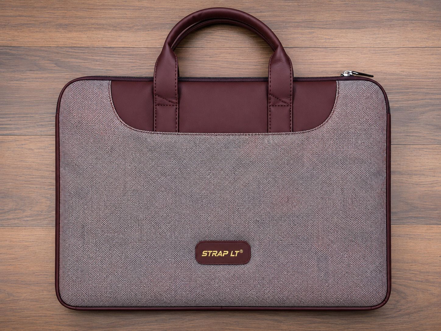 16 Inch Jute Handcrafted Stylish & Durable Laptop Sleeve Bag For Office Waterproof Laptop Sleeve/Cover-image-5