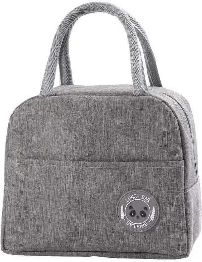 Aluminium lining Thermal Insulated Lunch Bag for Work School and Office Lunch Bag-image-45