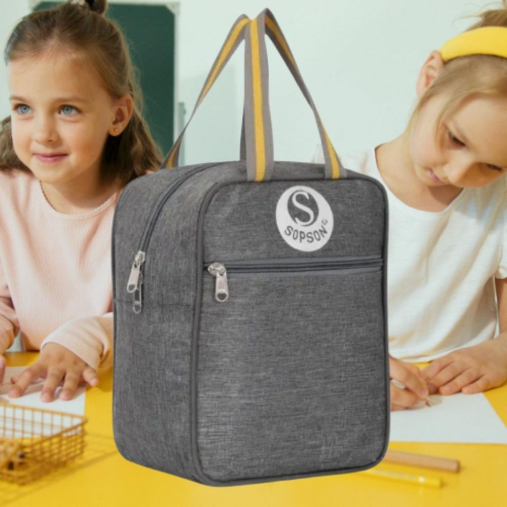 sopson Insulated Lunch Bag - Compact, Easy Wash, Smooth Zipper & Lightweight Waterproof Lunch Bag-picture-21