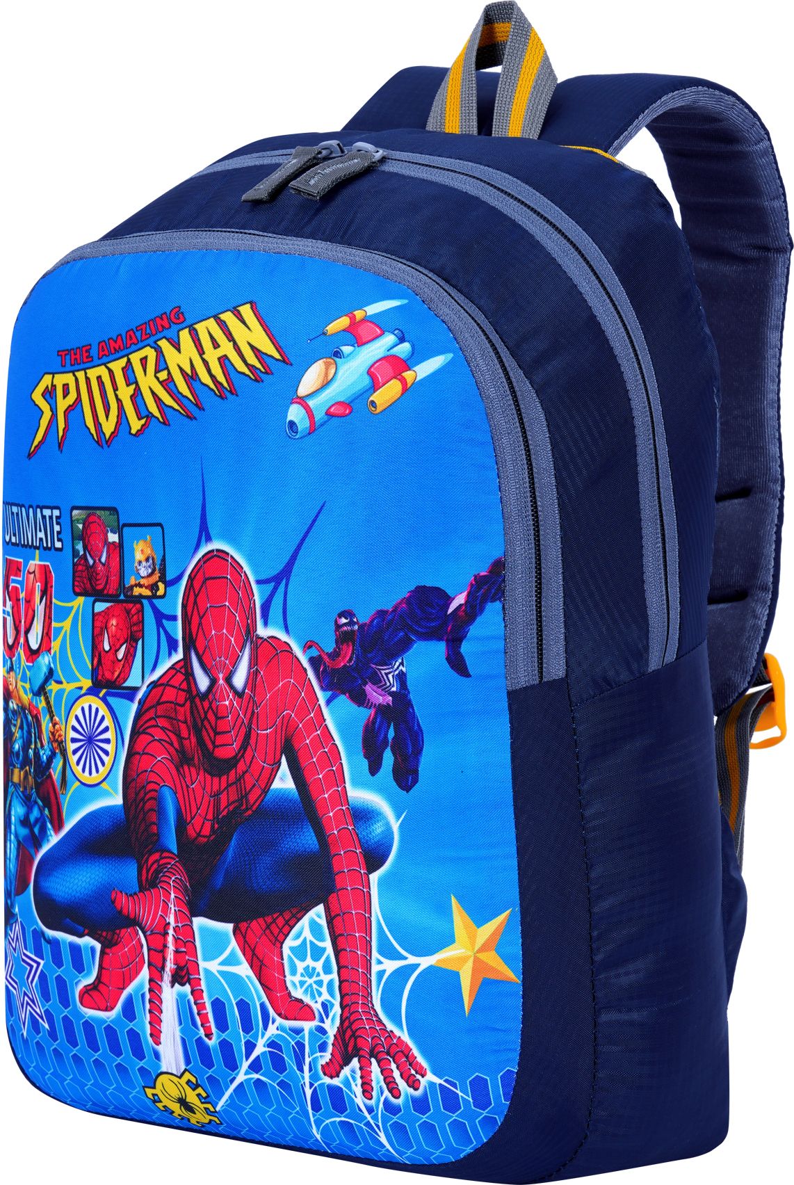 SPIDERMAN 25 Liter For Nursery LKG/UKG/1st Waterproof 1 pice lunch bag free Waterproof School Bag
