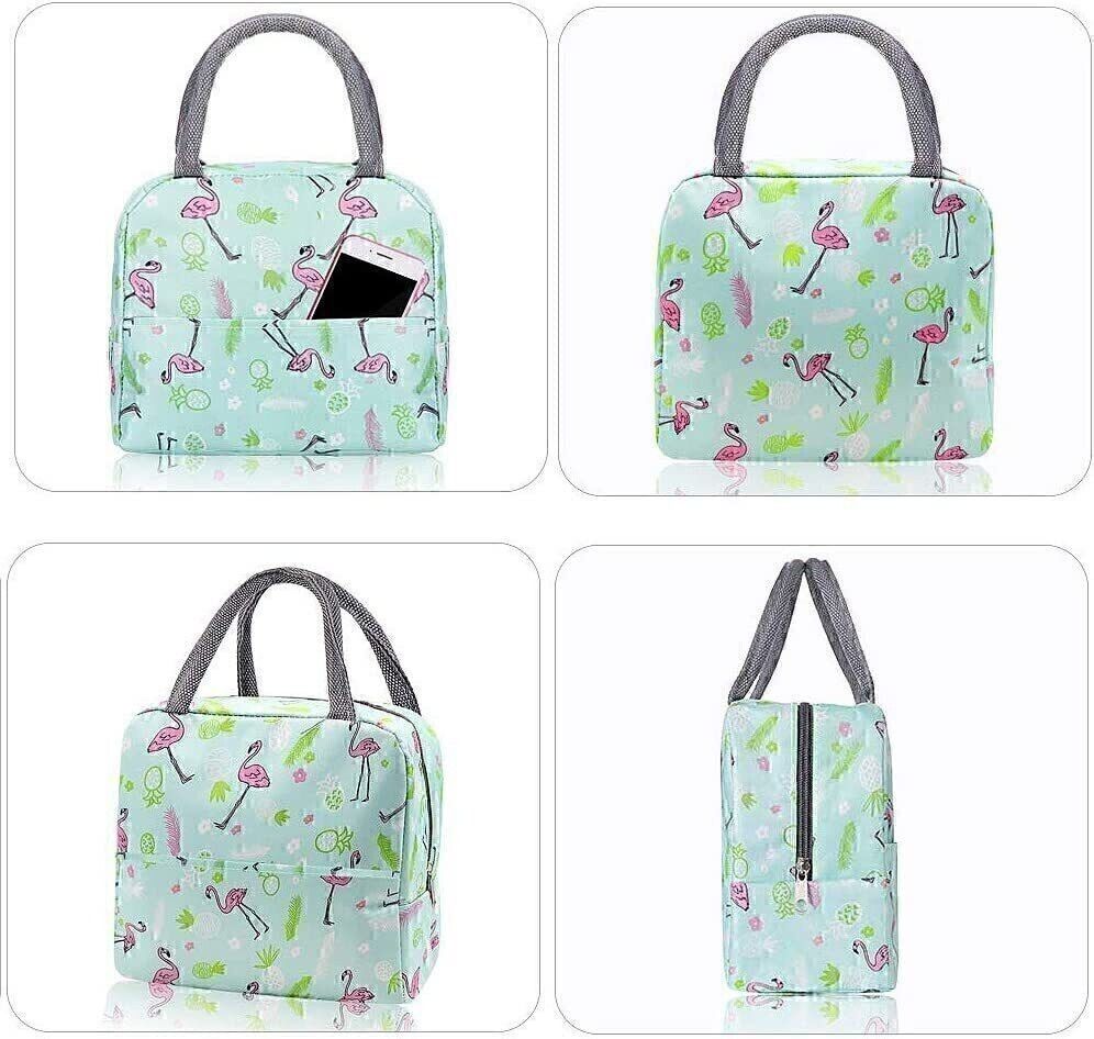 baoer Insulated Lunch Bag Small for Office Men Women and Kids Canvas Tiffin Bags Waterproof Lunch Bag-picture-11