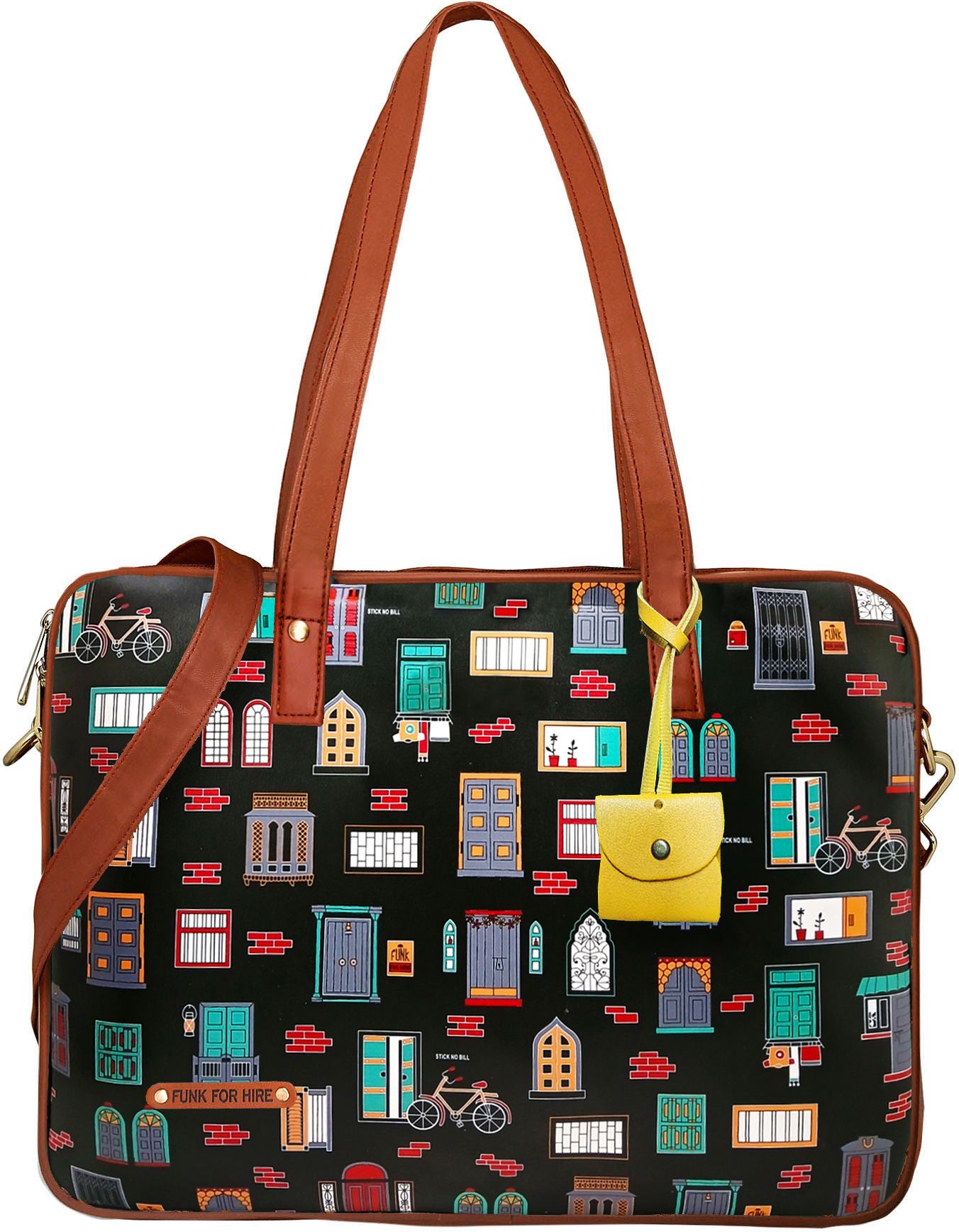 FUNK FOR HIRE LAPTOP HANDBAG Laptop Bag-image-3