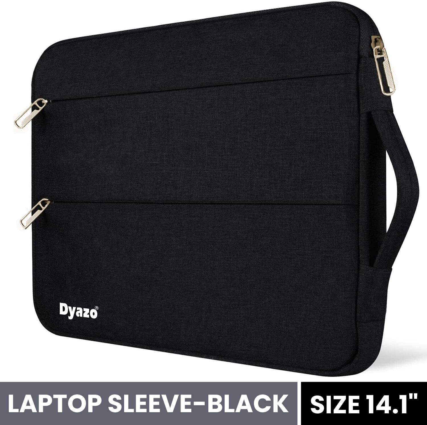Dyazo Plus 14-14.1 Inch Sleeves Case Cover with Handle & Two Front Accessories Pocket Laptop Bag-picture-11