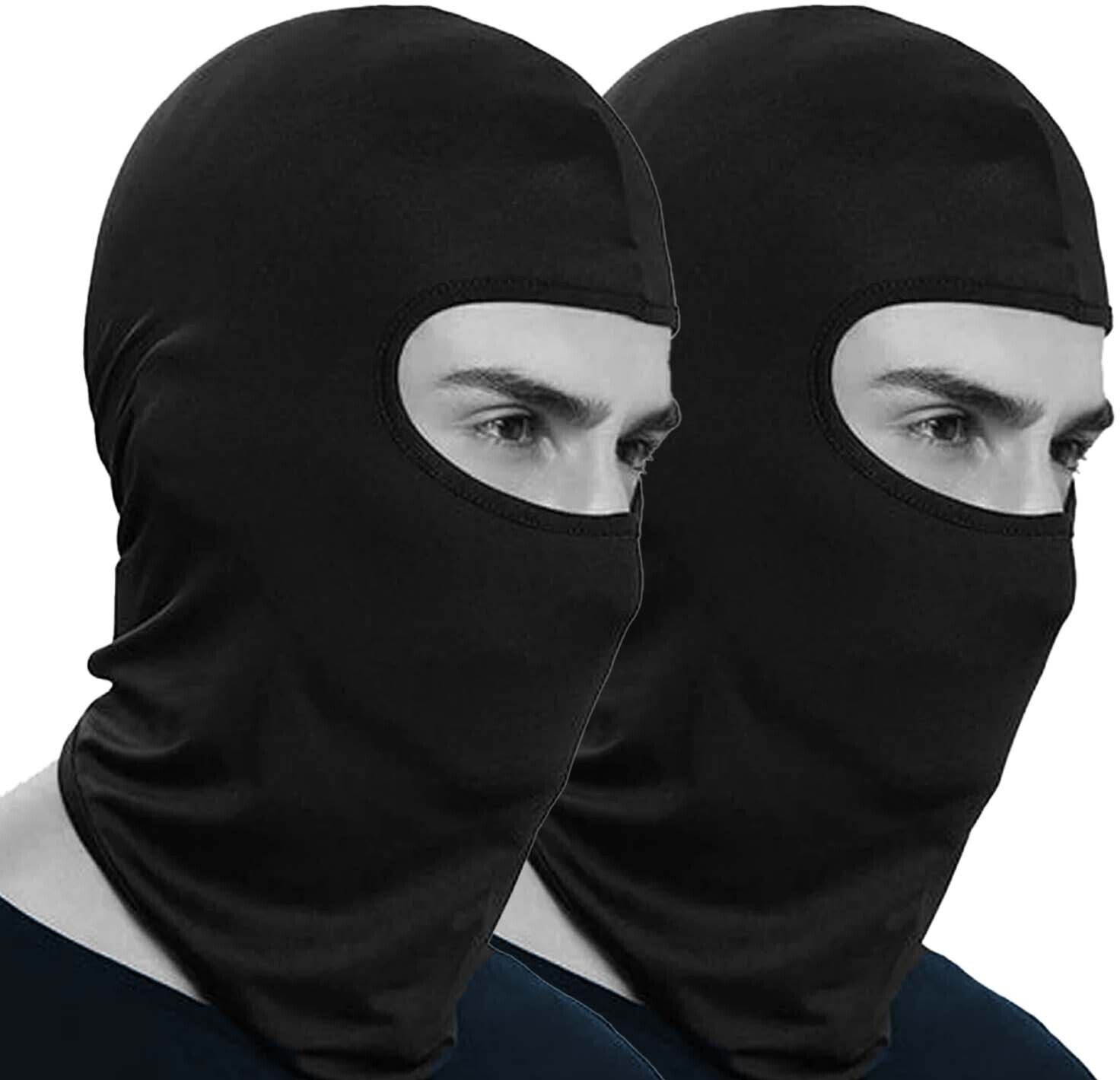 Black Bike Face Mask for Men & Women