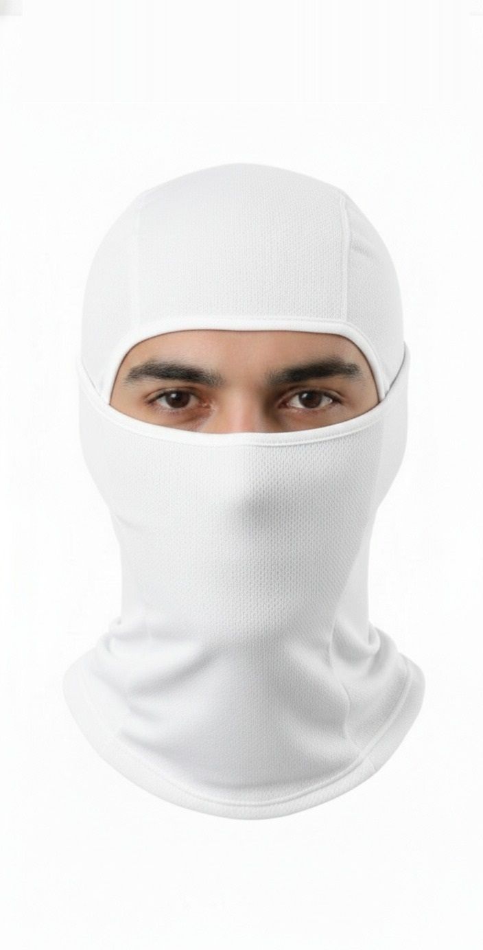 White Bike Face Mask for Men & Women-image-43