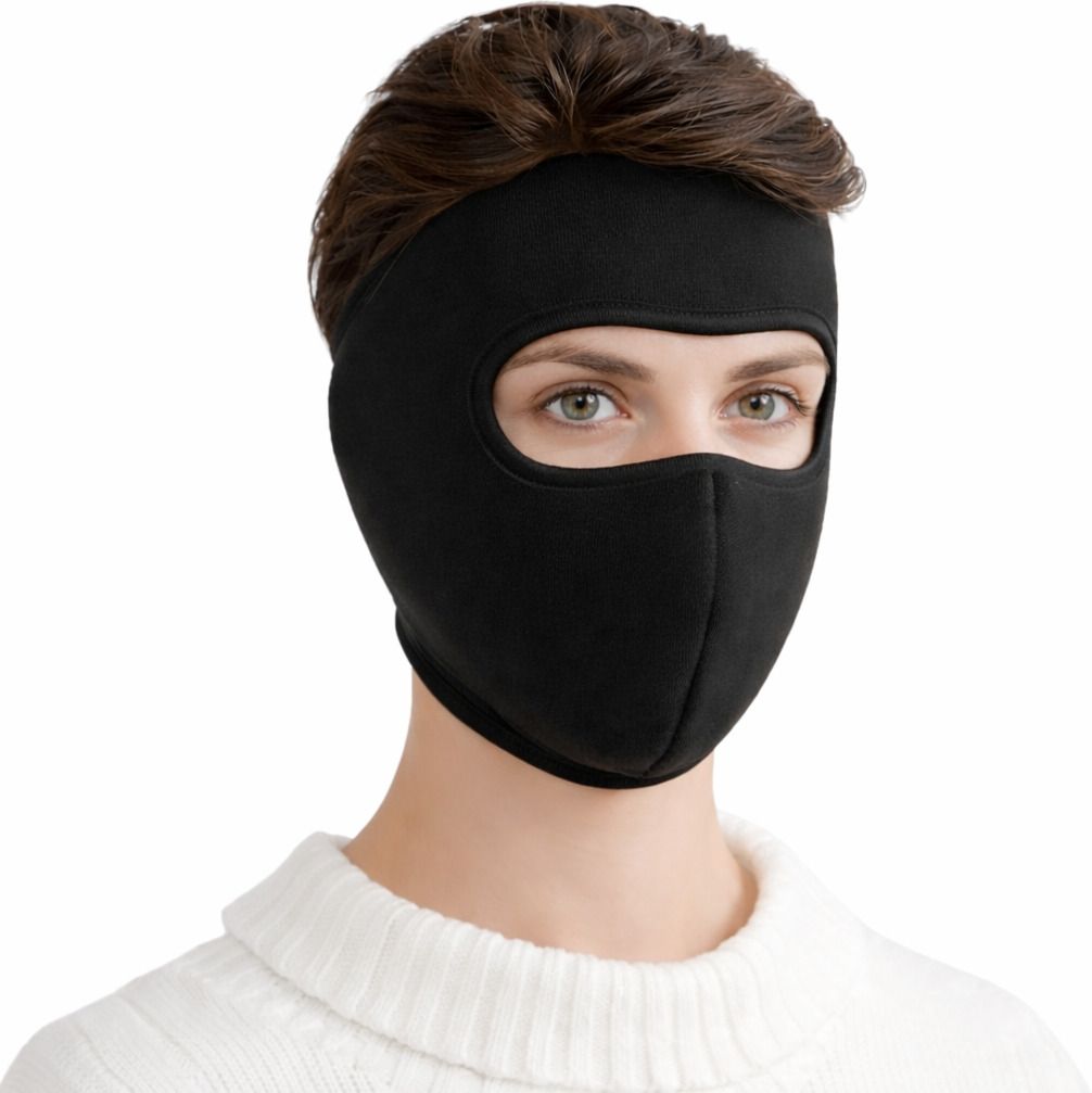 ankhoi Black Bike Face Mask for Men & Women-picture-18