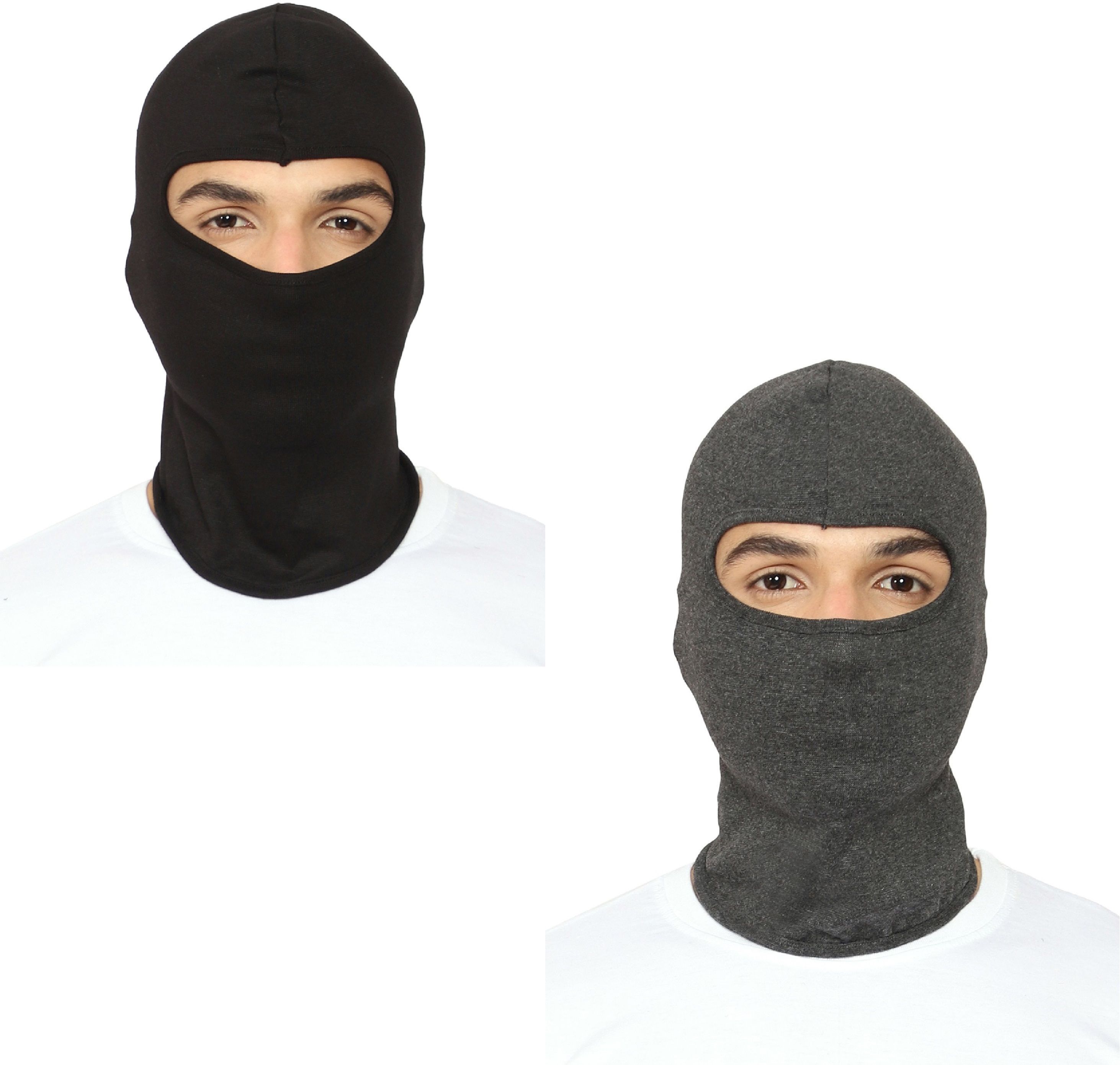 Grey, Black Bike Face Mask for Men & Women-image-28