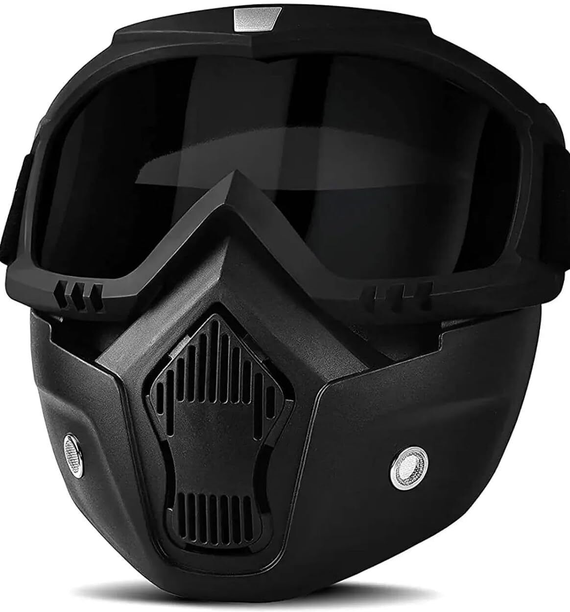 Goggle Mask (Black) Anti Scratch UV Protective Goggle Mask Anti Scratch UV Protective Face Motorcycle Helmet Riding Goggles Blowtorch, Laboratory, Power Tool, Welding, Wood-working Safety Goggle-image-14