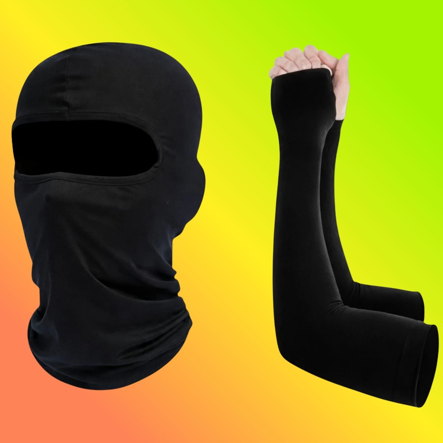 gudbun fashion Black Bike Face Mask for Men & Women-picture-22