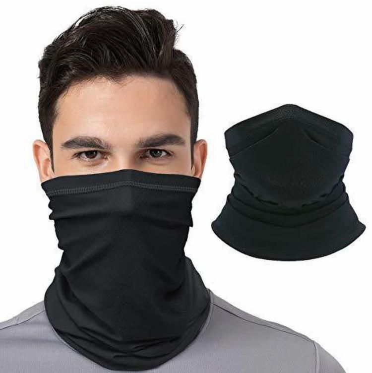 plutoprom Black Bike Face Mask for Men & Women-picture-2