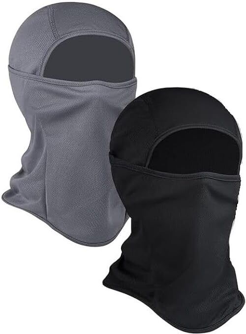 paropkar Grey, Black Bike Face Mask for Men & Women-picture-20
