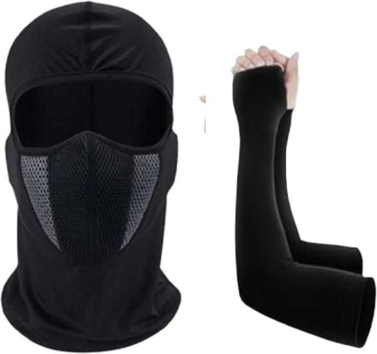 peenakin Black Bike Face Mask for Men & Women-picture-10