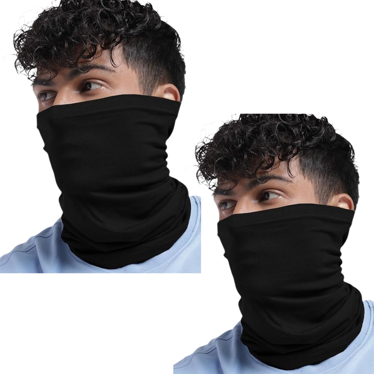 taveesa Black Bike Face Mask for Boys & Girls-picture-5