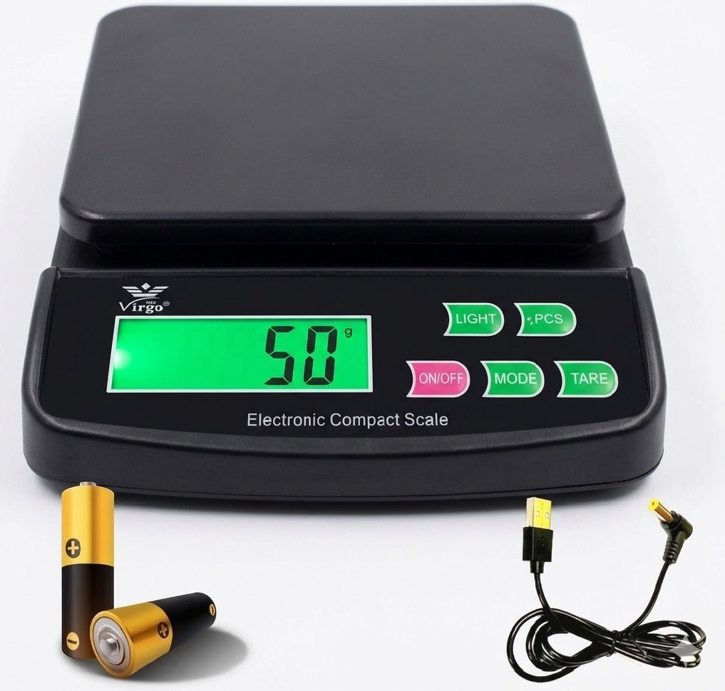 weighouse 10Kg x 2gr Food Weight Machine with 2 Batteries & USB Cable for Home & Shops Balance Scale-picture-20