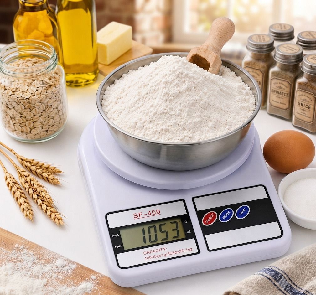 tarrow Kitchen Weight Machine 10kg for Baking, Cooking & Meal Prep Weighing Machine Balance Scale-picture-28