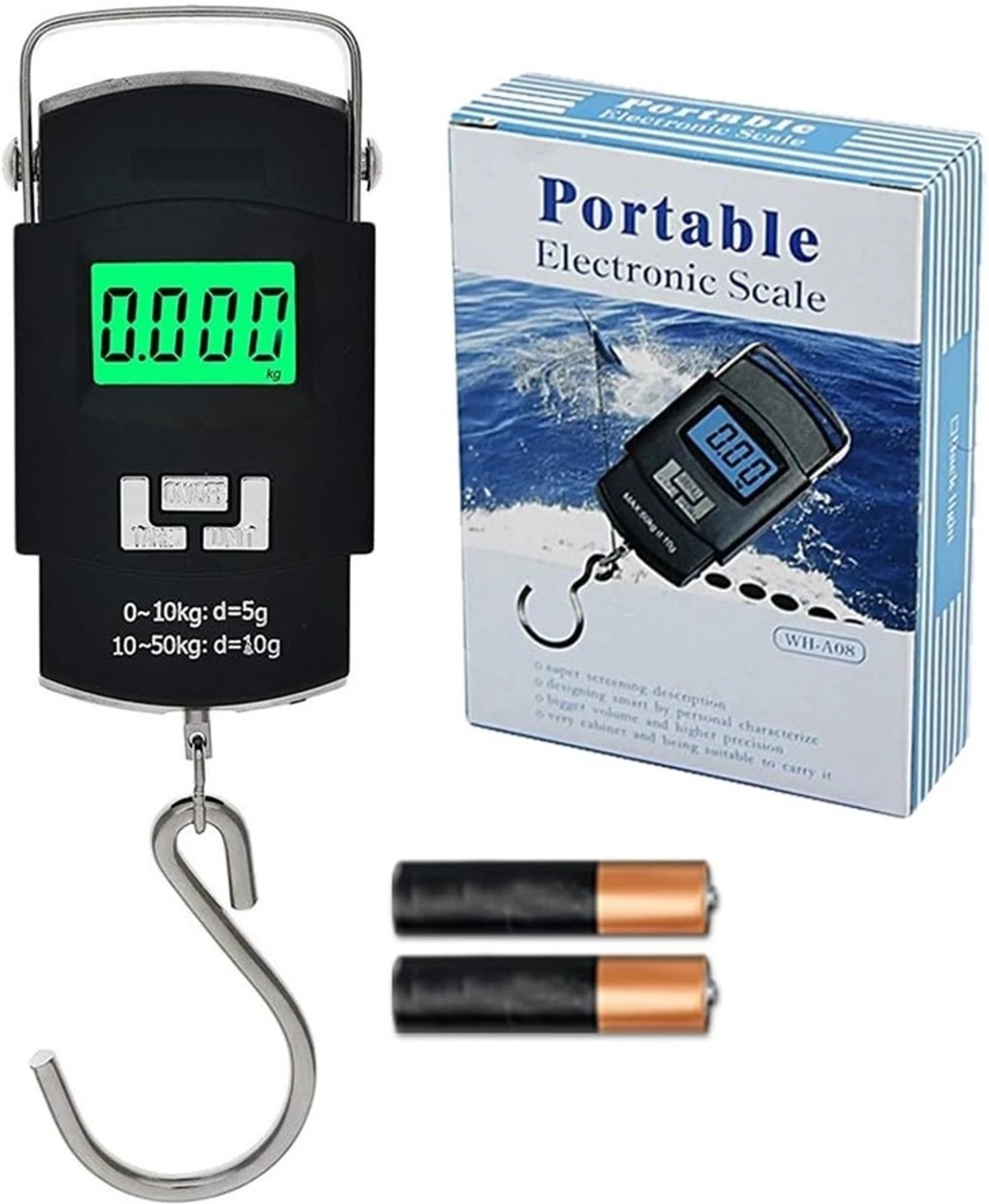 High-Precision 50kg Digital Hanging Electronic Scale with Backlit LCD Display Balance Scale-image-29