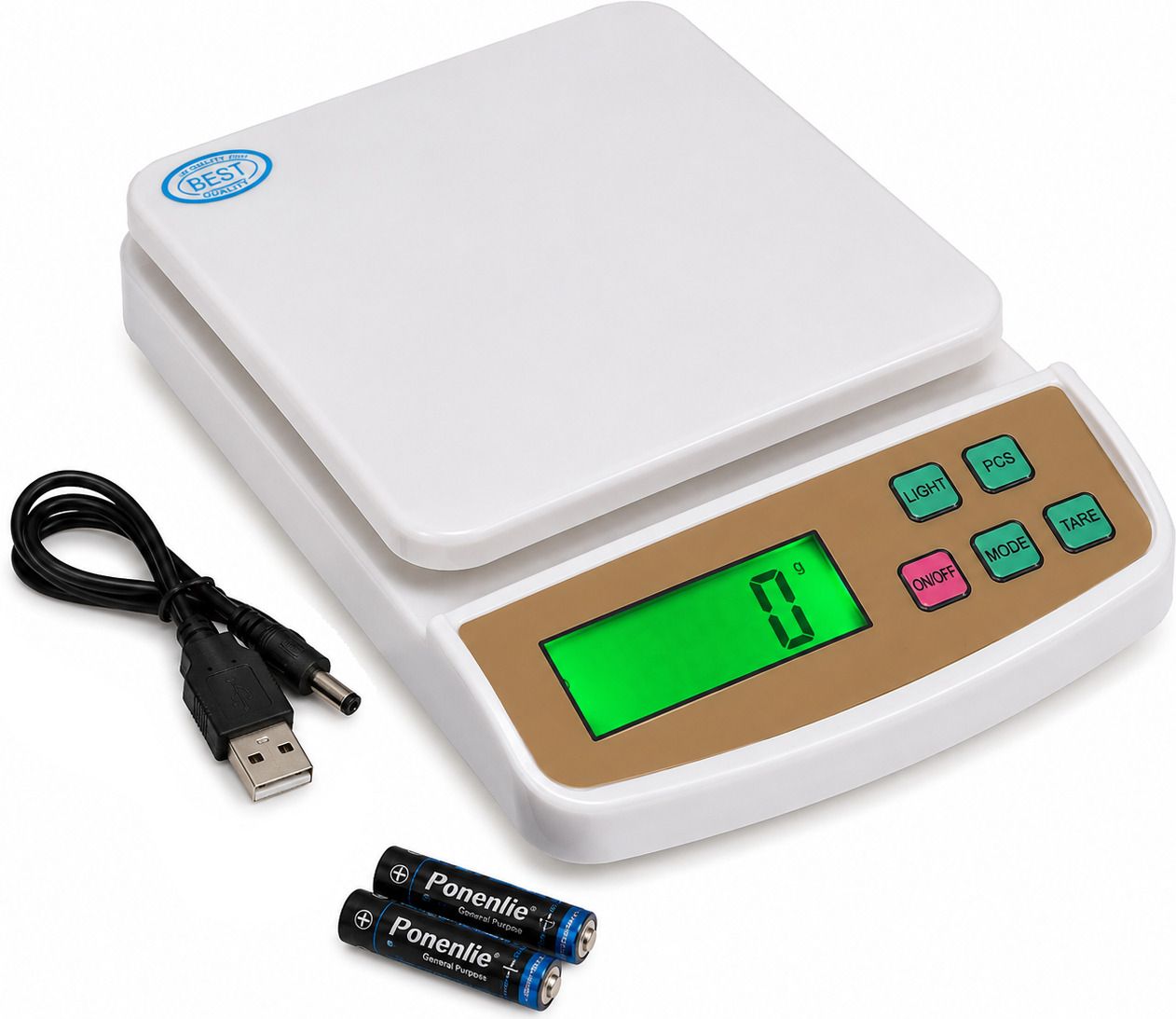 bebloom Digital Kitchen Weight Scale 10kg Food Weighing Machine with Tare Balance Scale-picture-26