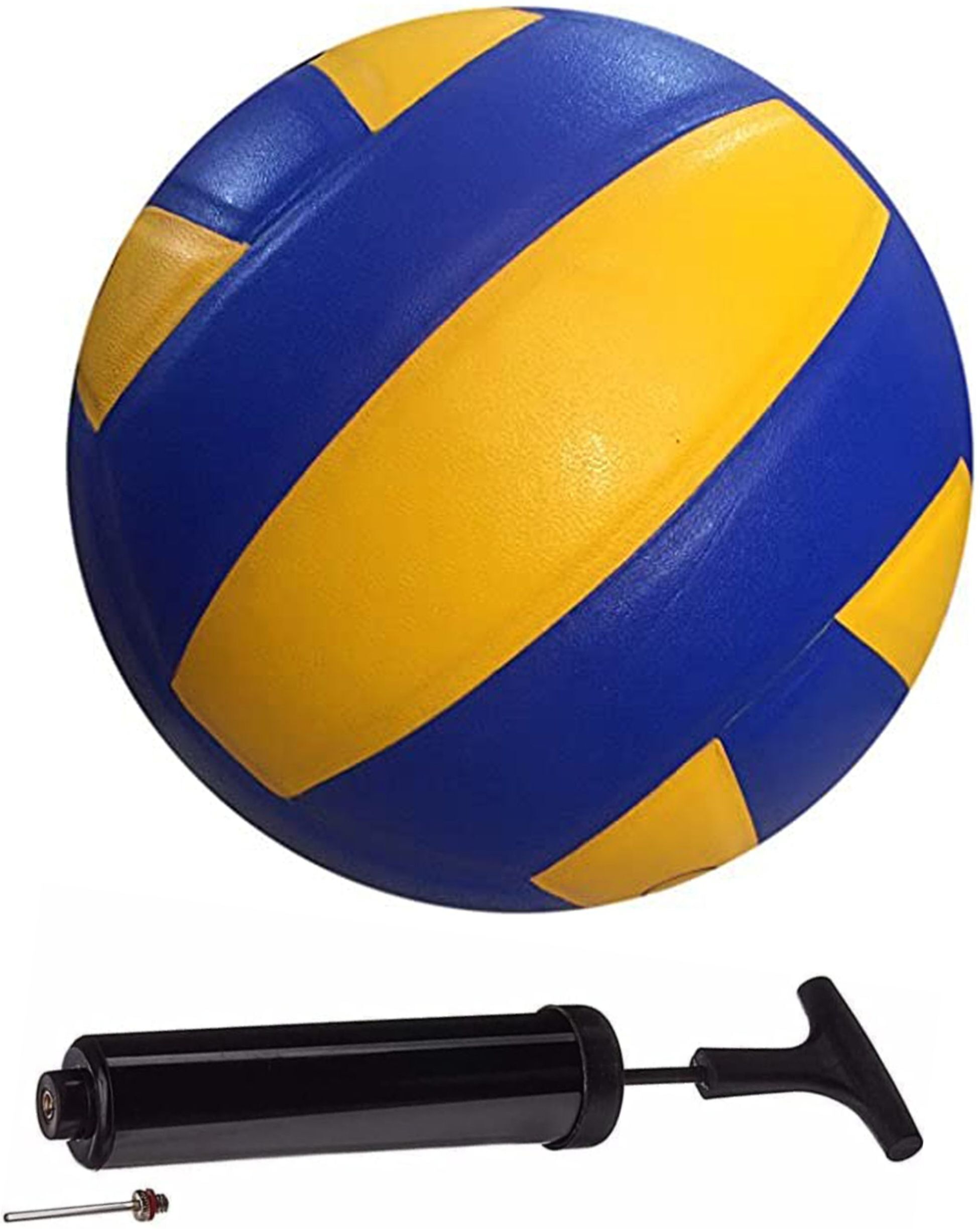 Traders soft synthetic volleyball size-5 with Air pump official 140 ( pack of 1) Volleyball - Size: 5