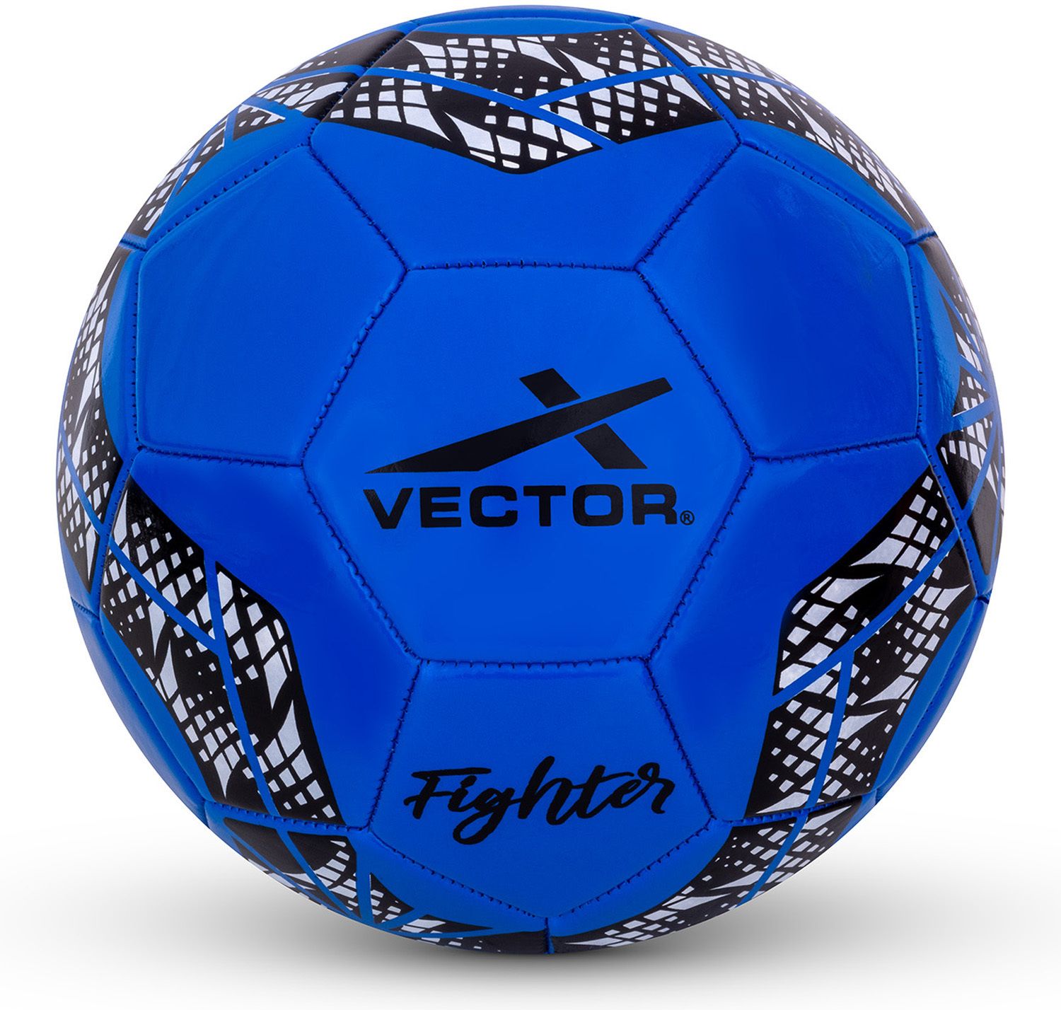 vector x Fighter PVC Machine Stitched Football For Match | Training | Practice Football - Size: 5-picture-16