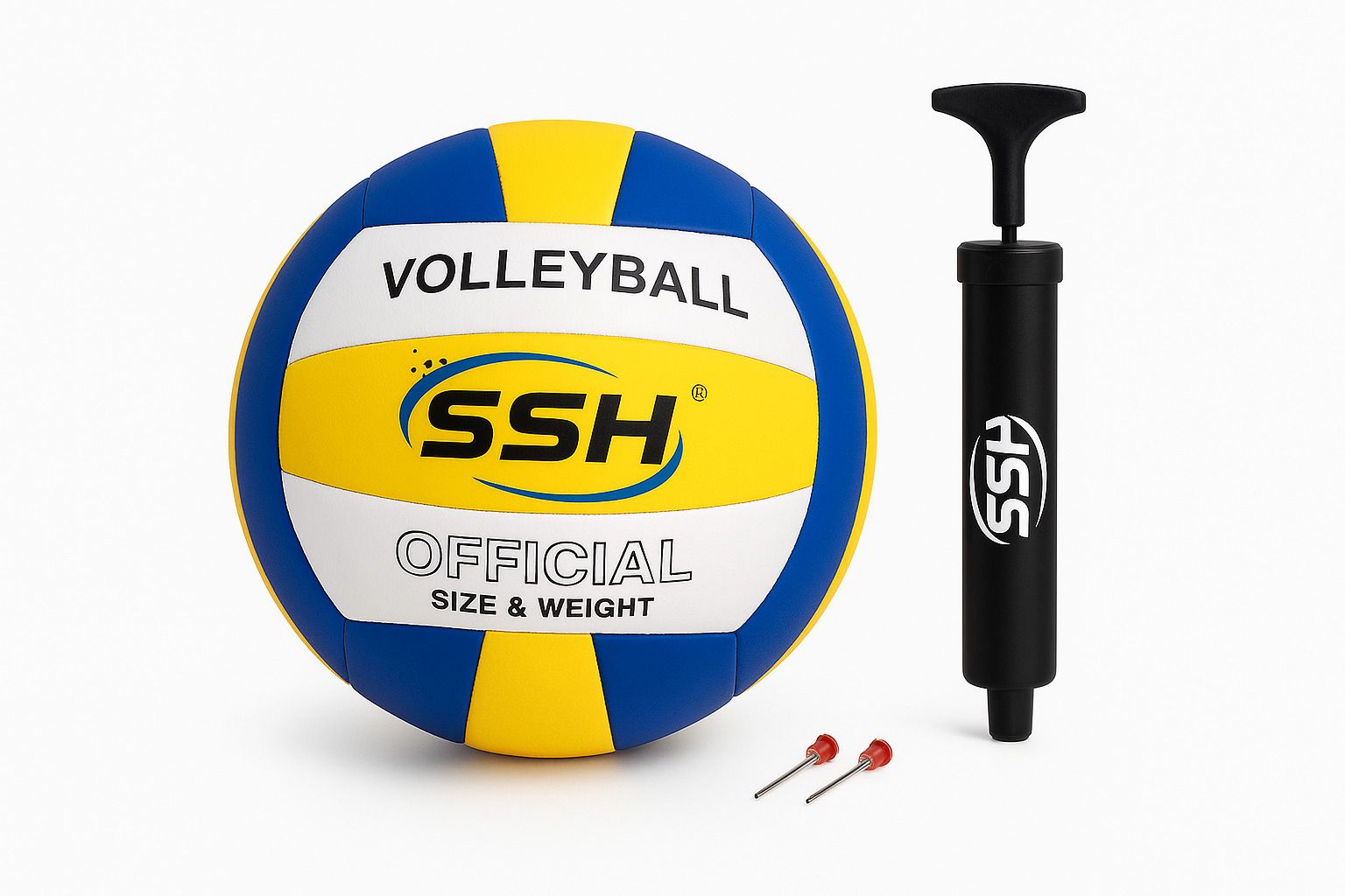 GOMU ENTERPRISES : Superb Soft Touch Classic Volleyball with Air Pump , Volleyball - Size: 5