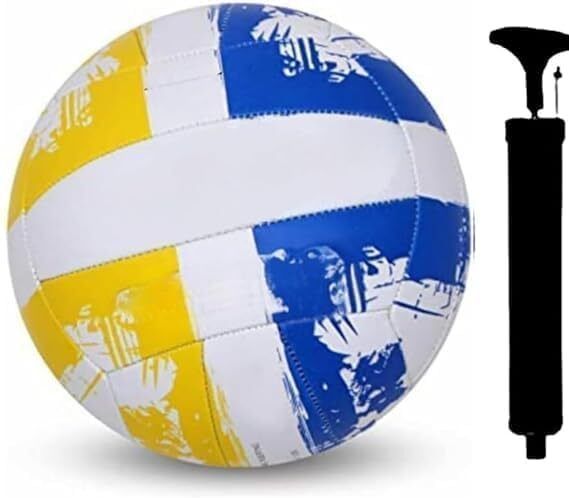 PVC Volleyball Size -5 With Pump for Indoor Outdoor Play Training Practice Match Volleyball - Size: 5-image-5