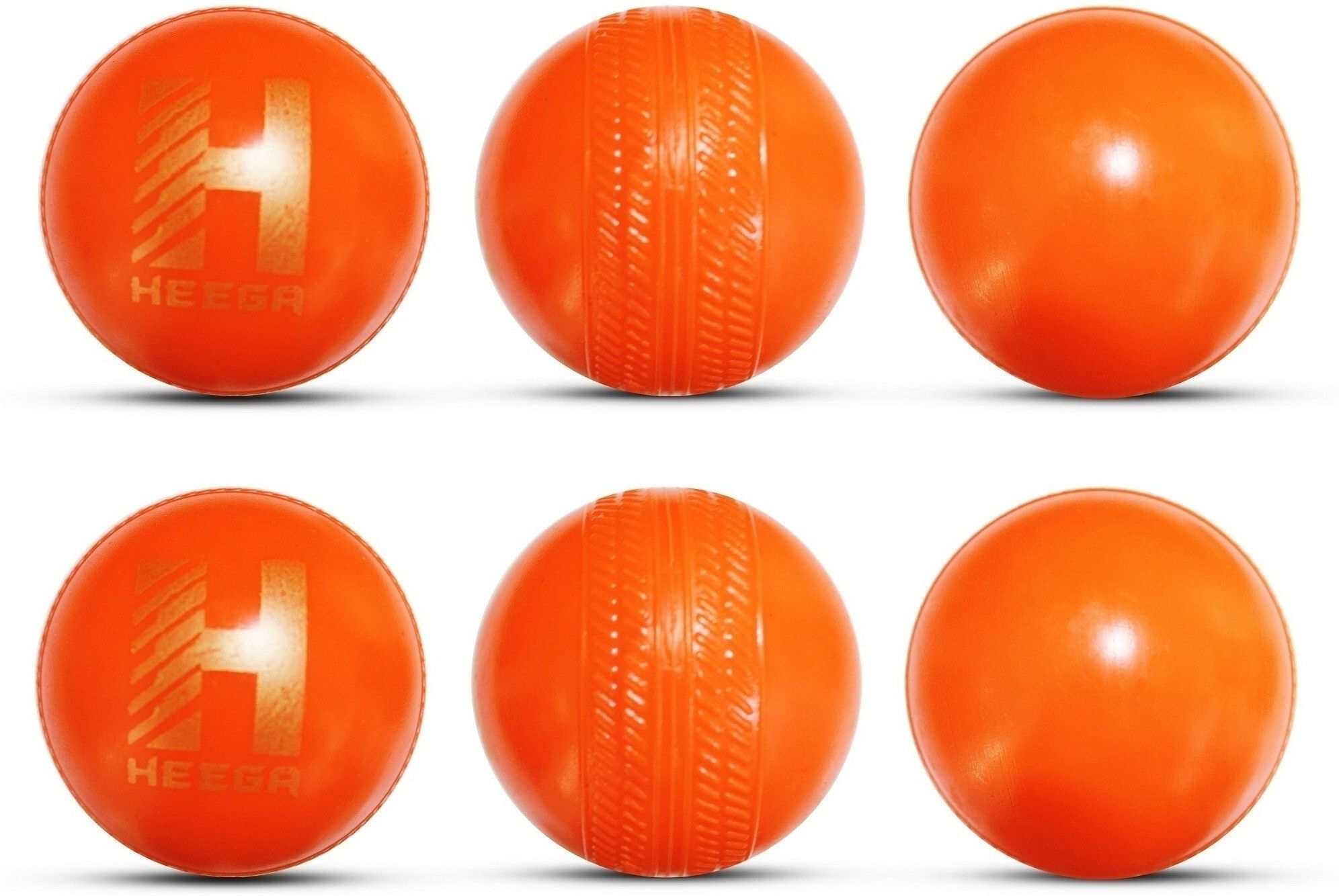 Orange Non Toxic Plastic Cricket Ball (80 Gm Per Ball) Netball - Size: 4
