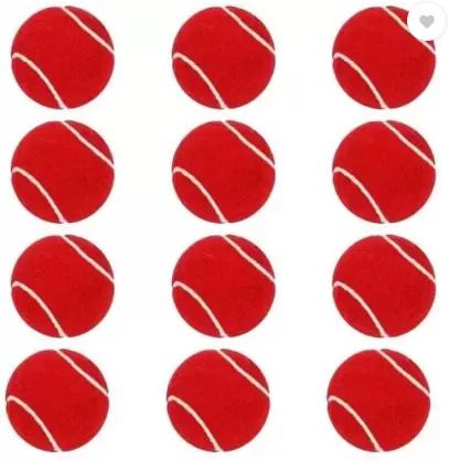 ronak Rubber Light Weight Tennis/Cricket High Bounce Light Weight Soft bal Tennis Ball-picture-1