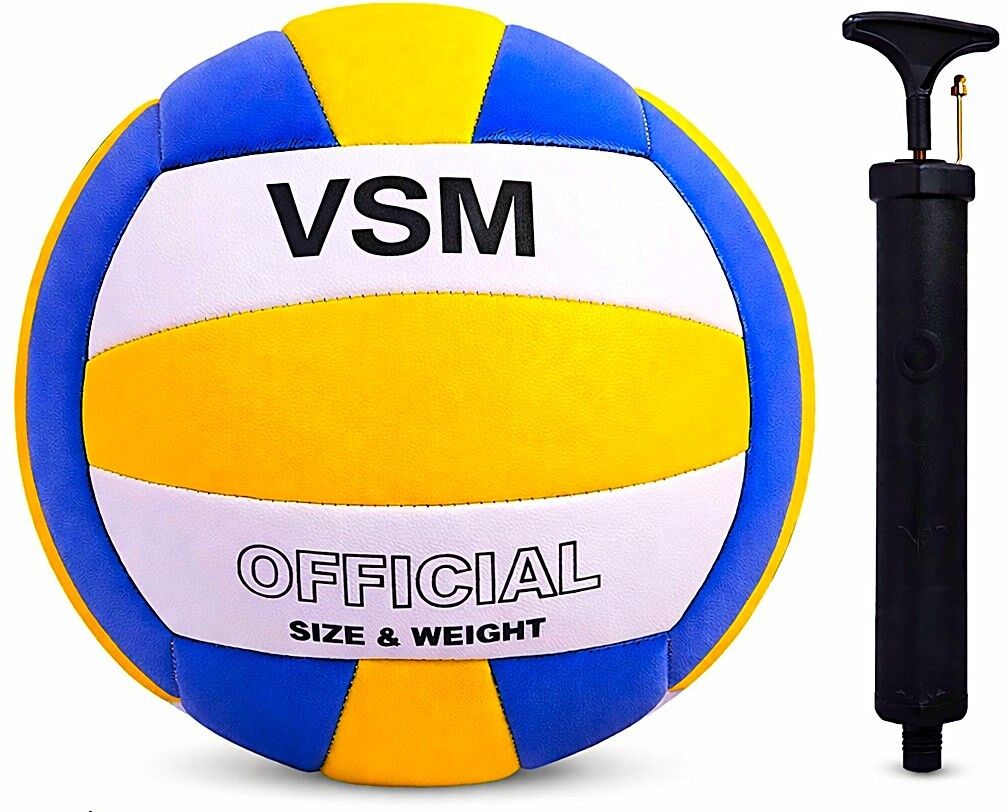 SYNTHETIC PU FANCY VOLLEYBALL WITH AIR PUMP SIZE-4 Volleyball - Size: 4-image-23