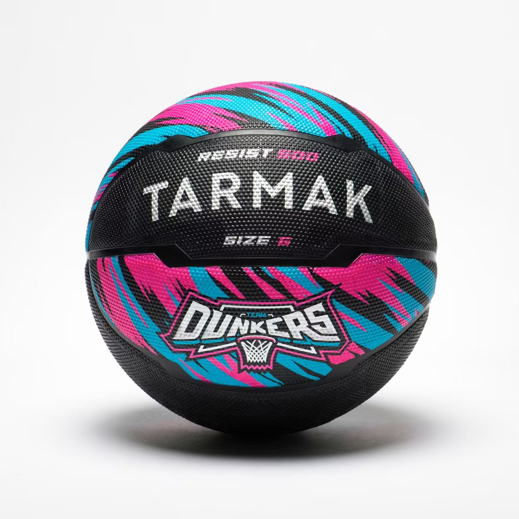 krissdil tarmak Size 6 Basketball R500 - Black/Pink Basketball - Size: 6-picture-10